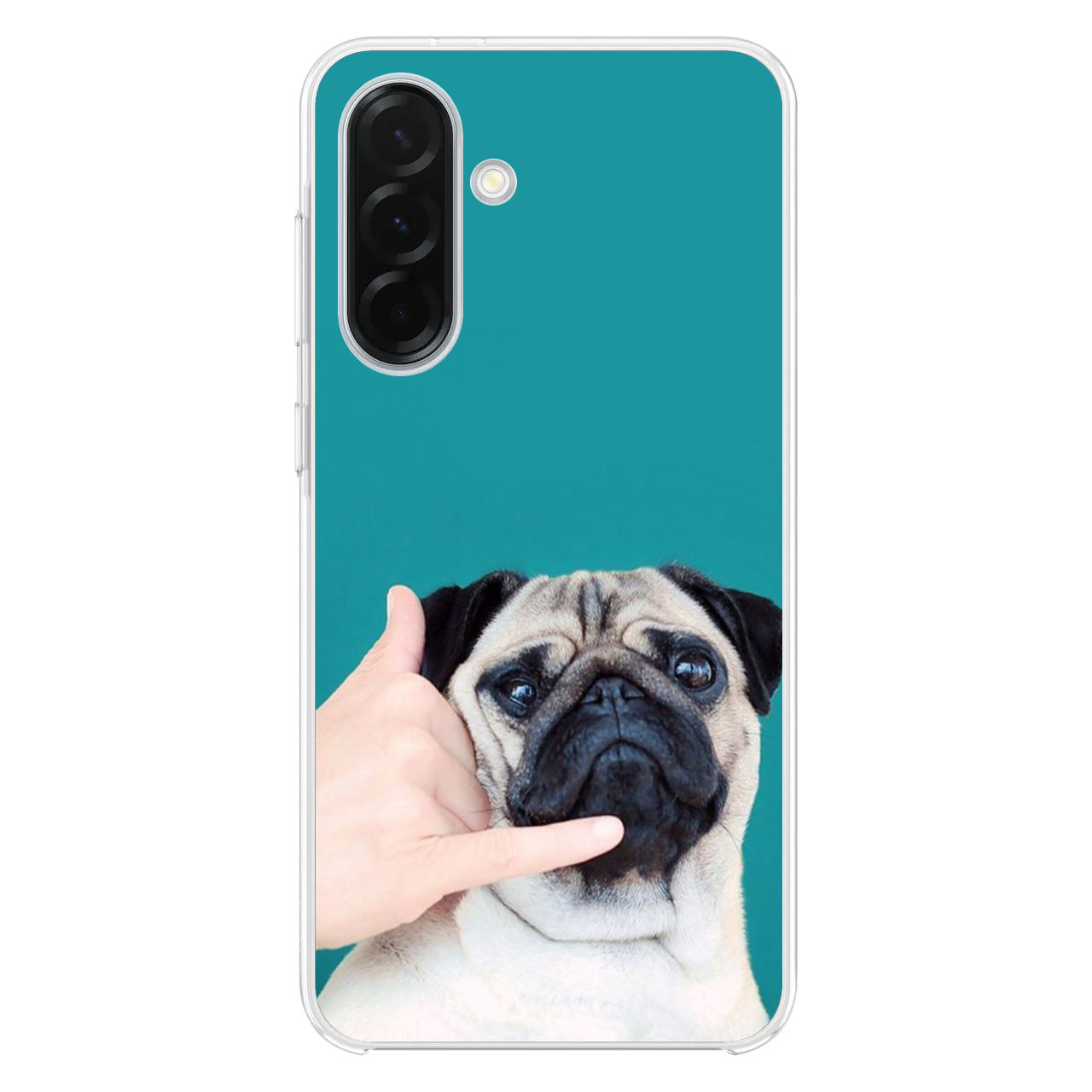 Pug is on the Phone Samsung Galaxy A26 5G / A36 5G / A56 5G Case