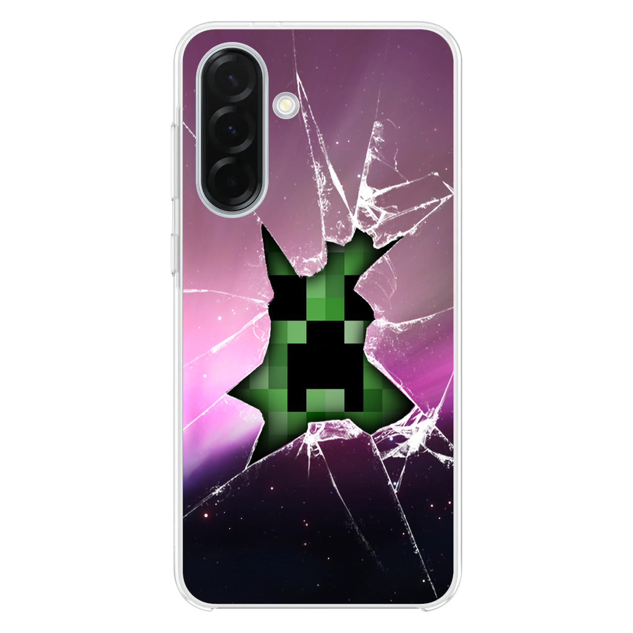 Creeper Glass Broken Violet Samsung Galaxy A26 5G / A36 5G / A56 5G Case