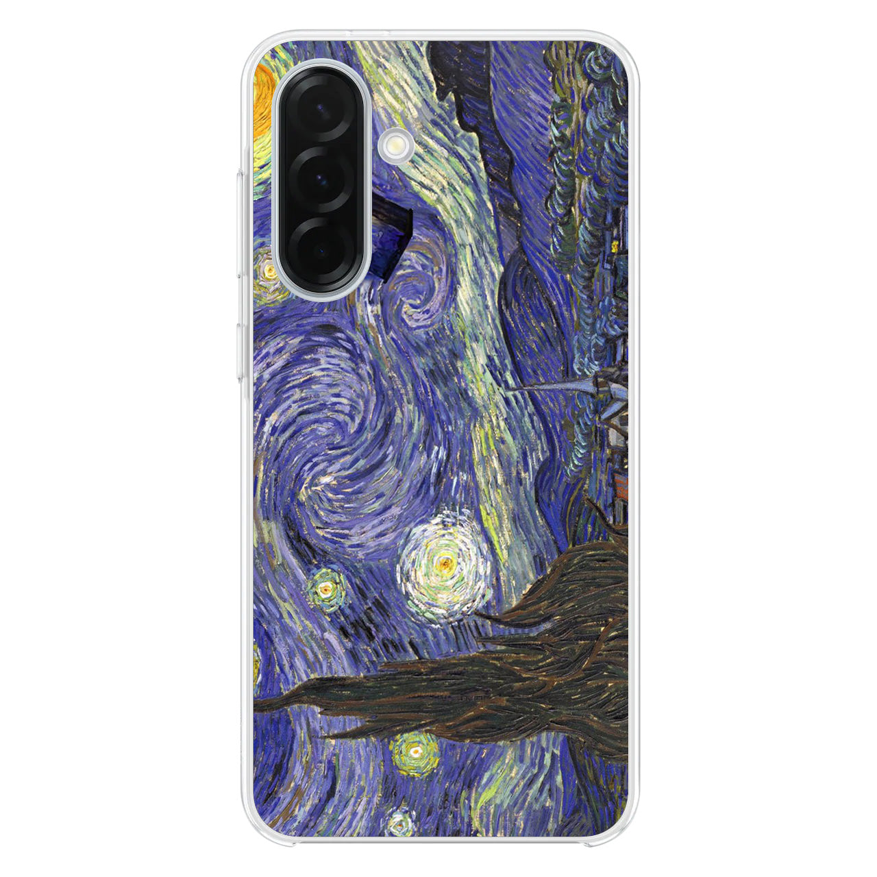 Dr Who Tardis In Van Gogh Starry Night Samsung Galaxy A26 5G / A36 5G / A56 5G Case