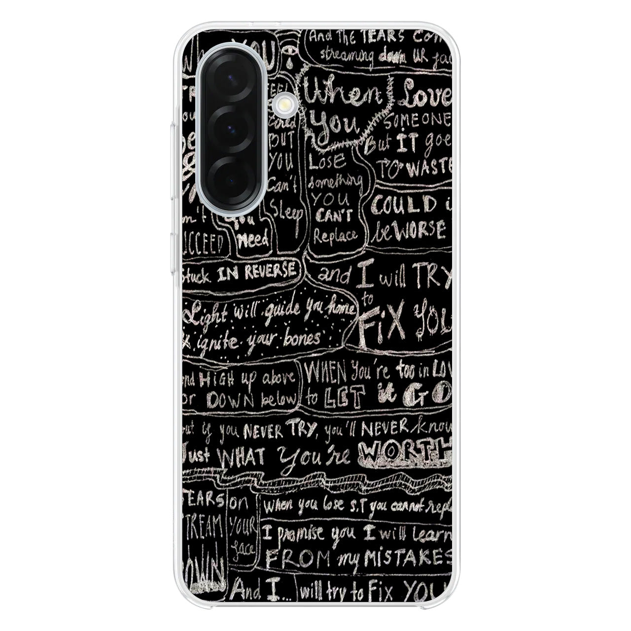 Fix You Lyrics Samsung Galaxy A26 5G / A36 5G / A56 5G Case