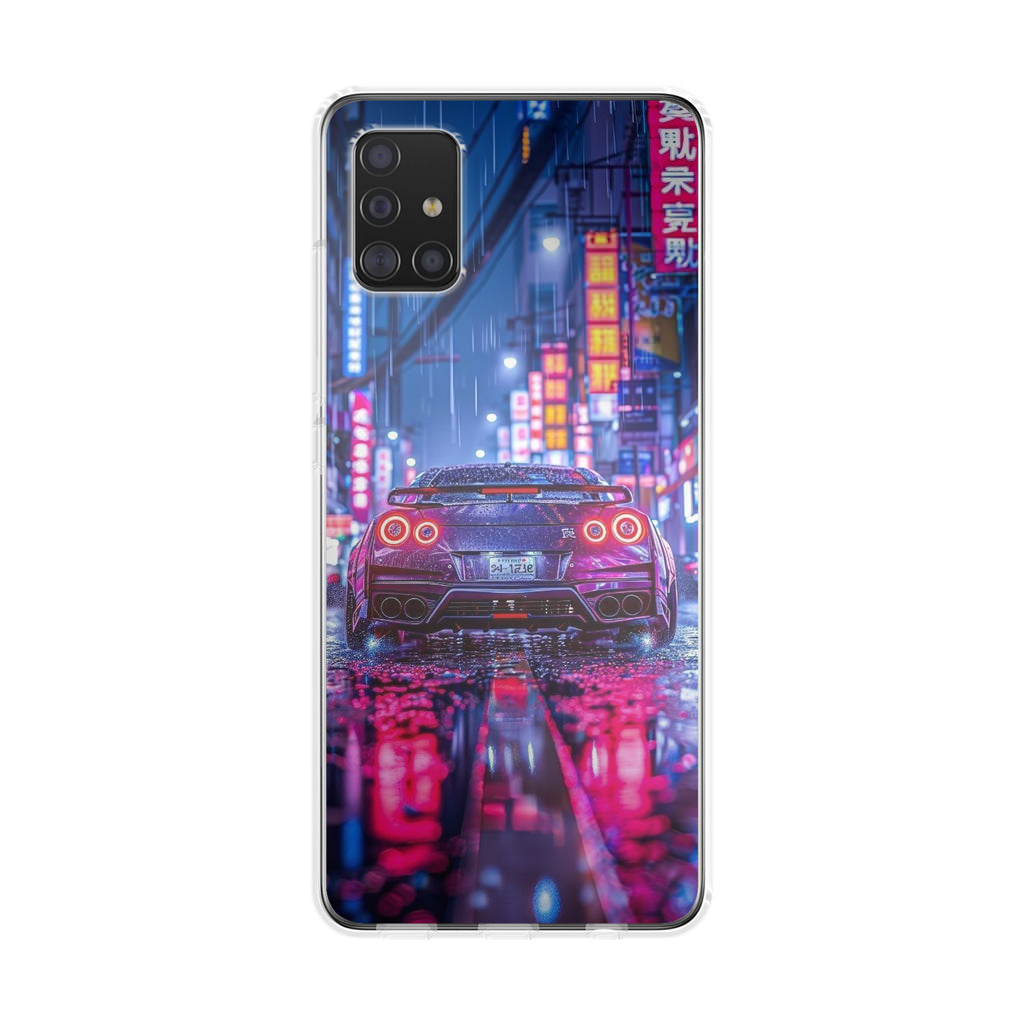Neon Midnight Drift Tokyo Rain Galaxy A51 / A71 Case