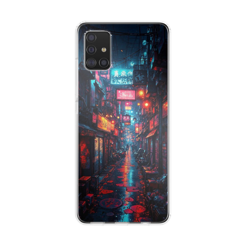 Neon Veins Of The Cyber City Galaxy A51 / A71 Case
