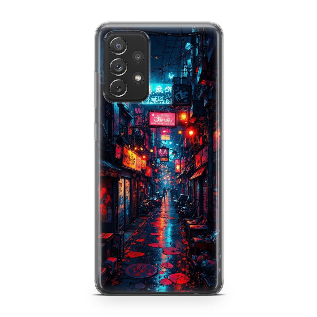 Neon Veins Of The Cyber City Galaxy A23 5G Case