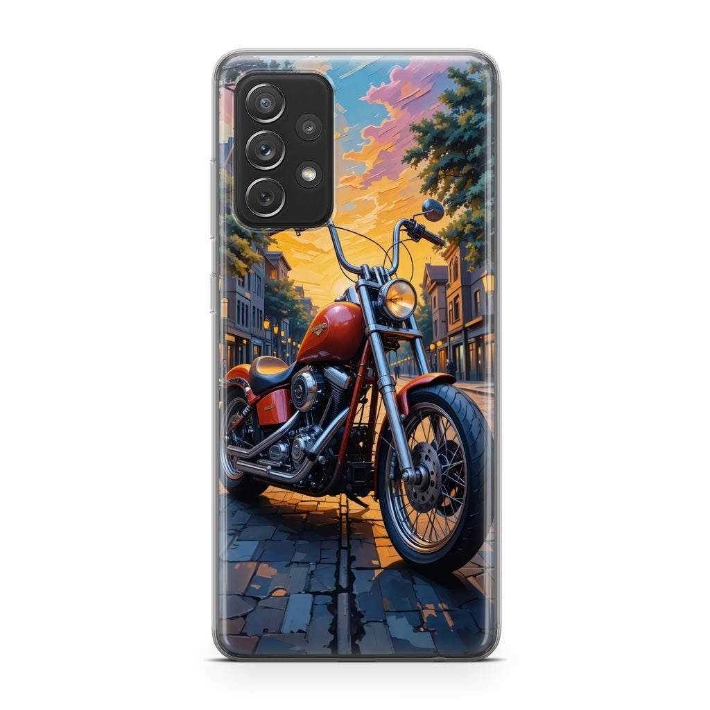 Sunset Thunder Ride Into the Glow Galaxy A23 5G Case