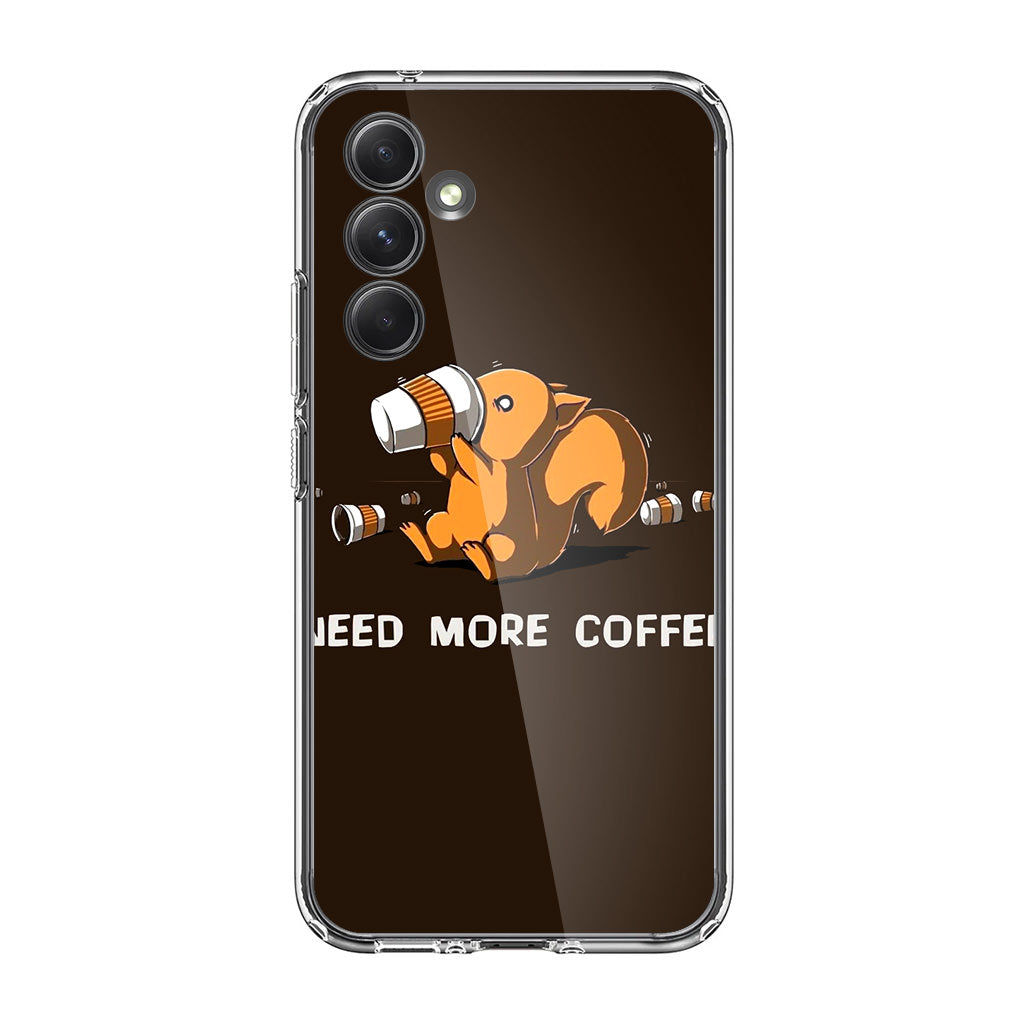 Need More Coffee Programmer Story Samsung Galaxy A35 5G Case