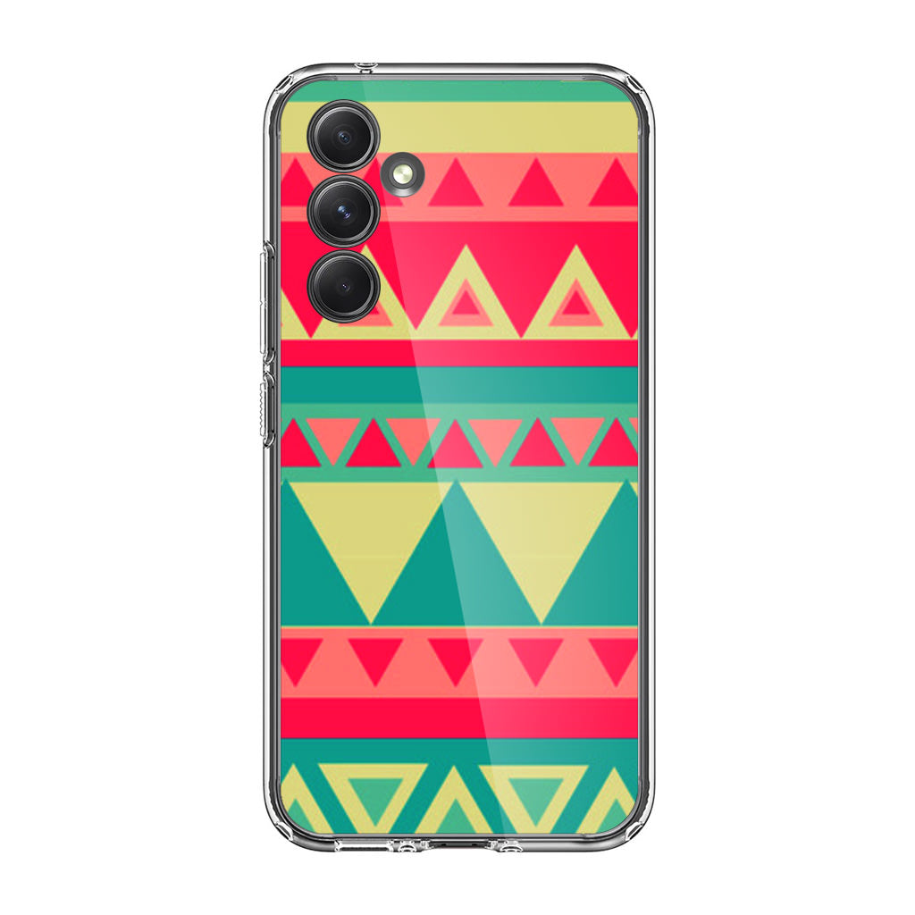 Old Aztec Pattern Samsung Galaxy A35 5G Case
