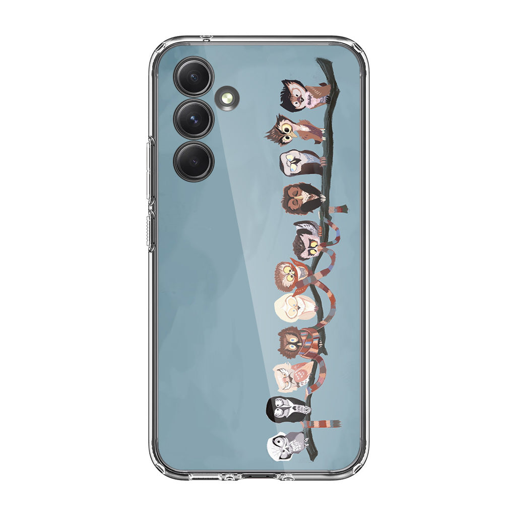 Owls on The Branch Samsung Galaxy A35 5G Case
