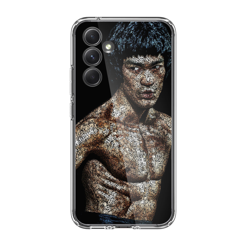 Bruce Lee Typograph Samsung Galaxy A35 5G Case