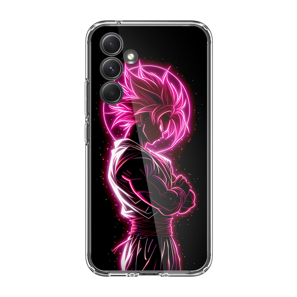 Pink Radiant Saiyan Samsung Galaxy A35 5G Case