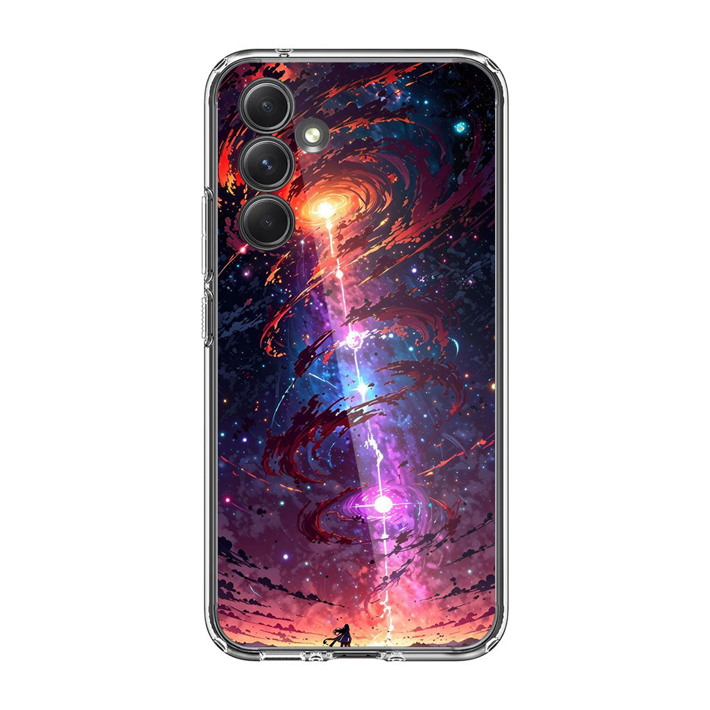 Stargazer at the Axis of Creation Samsung Galaxy A35 5G Case