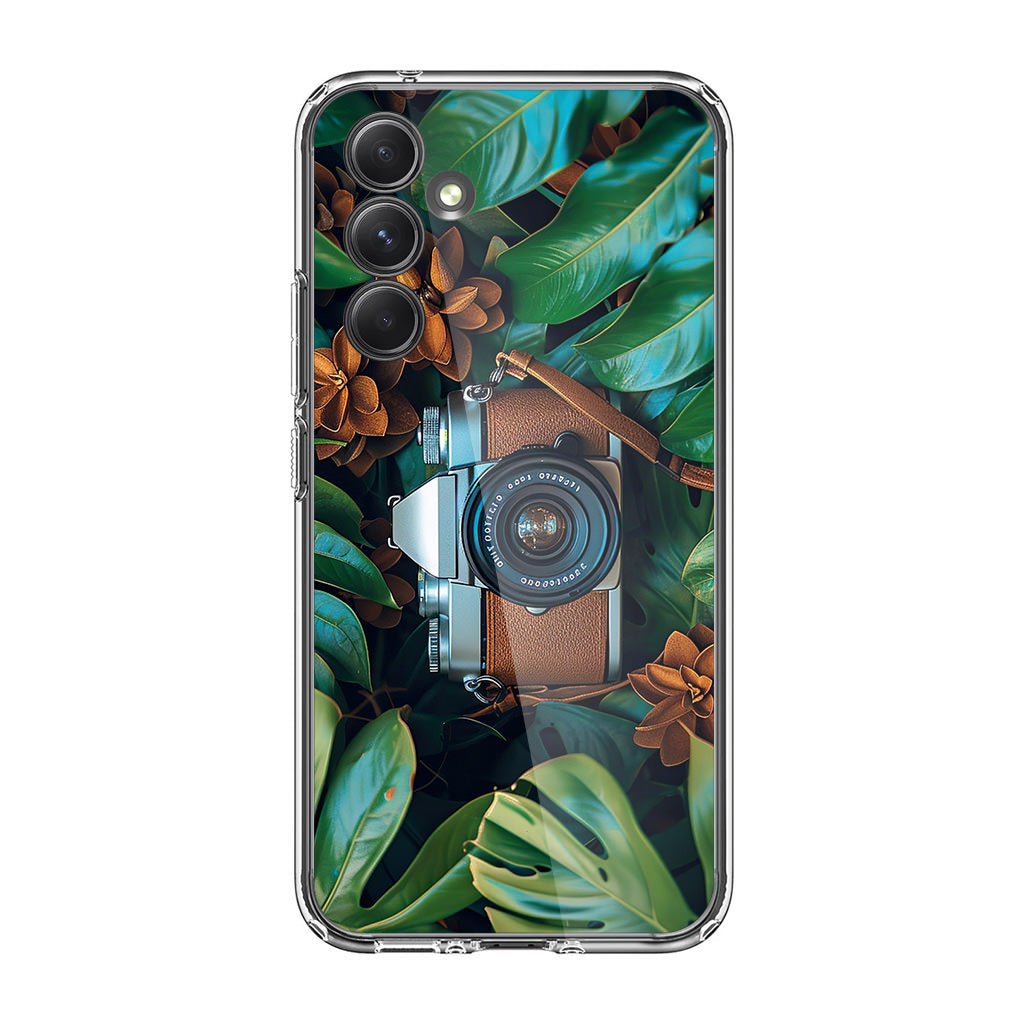 The Lens Between Leaves Samsung Galaxy A35 5G Case