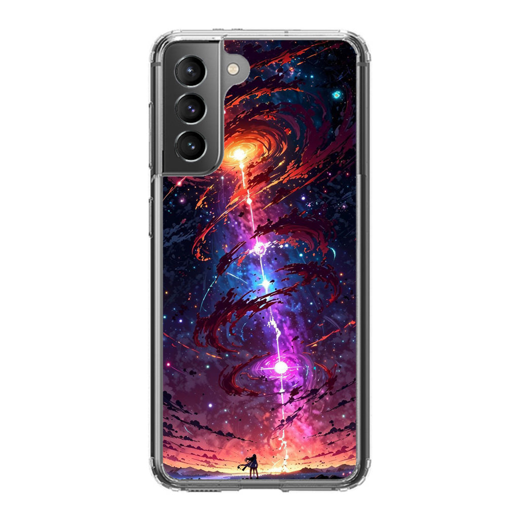 Stargazer at the Axis of Creation Samsung Galaxy S21 / S21 Plus / S21 FE 5G Case
