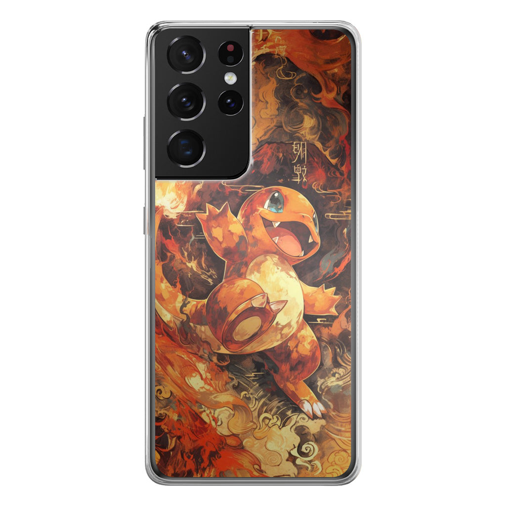 Charmander Ember Dance Samsung Galaxy S21 Ultra Case