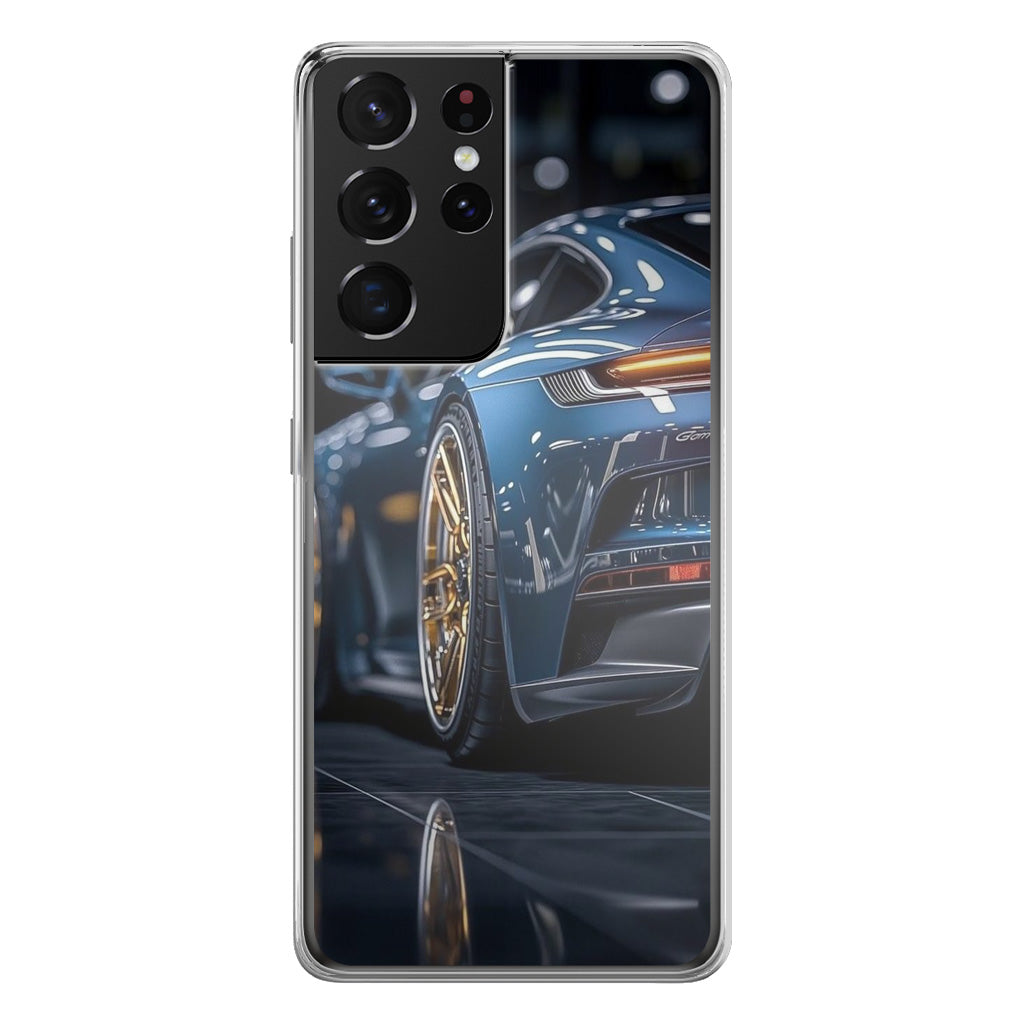 Velvet Thunder Elegance on Wheels Samsung Galaxy S21 Ultra Case