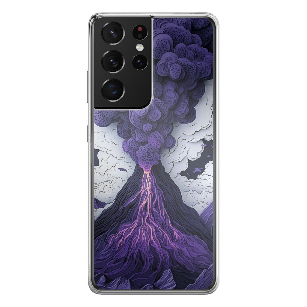 Violet Fury The Awakening Volcano Samsung Galaxy S21 Ultra Case