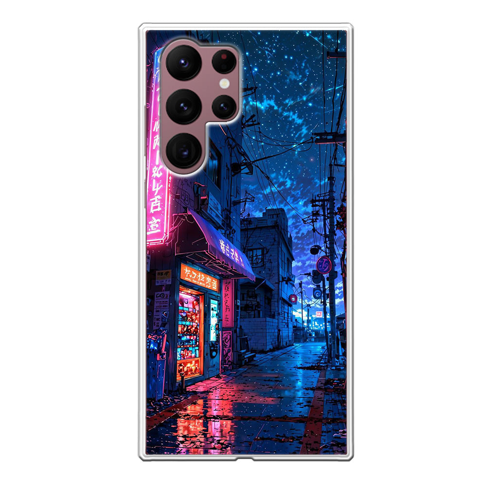 Japan Neon Reverie Samsung Galaxy S22 Ultra 5G Case