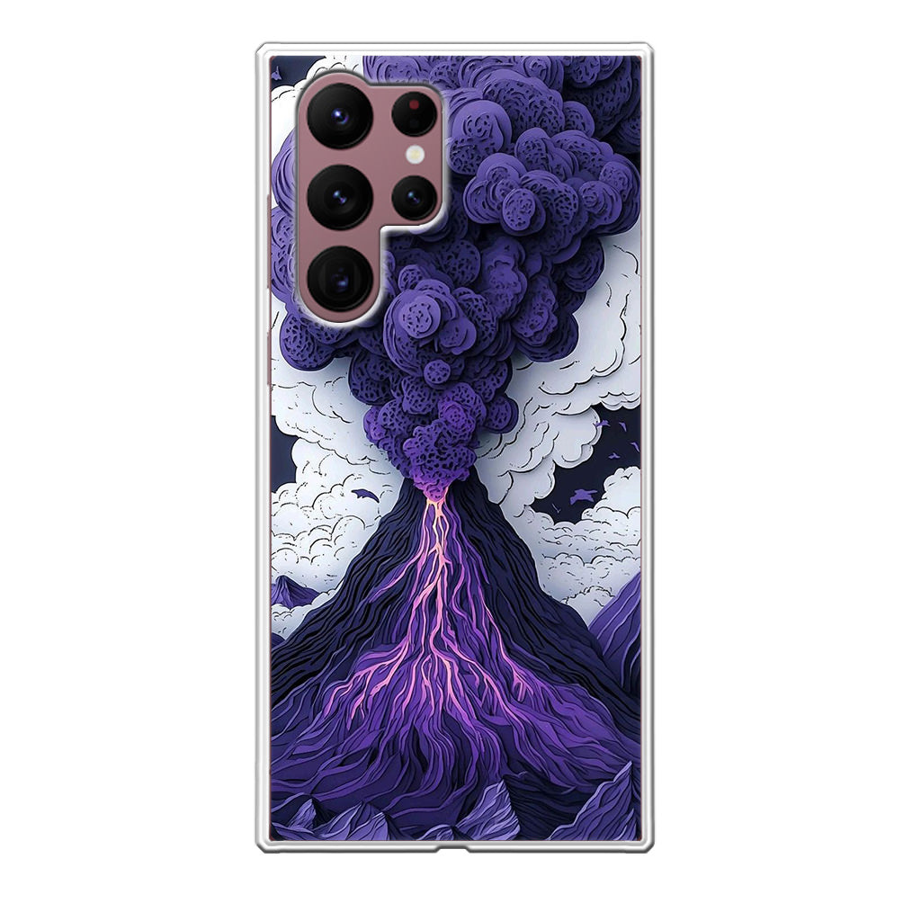 Violet Fury The Awakening Volcano Samsung Galaxy S22 Ultra 5G Case