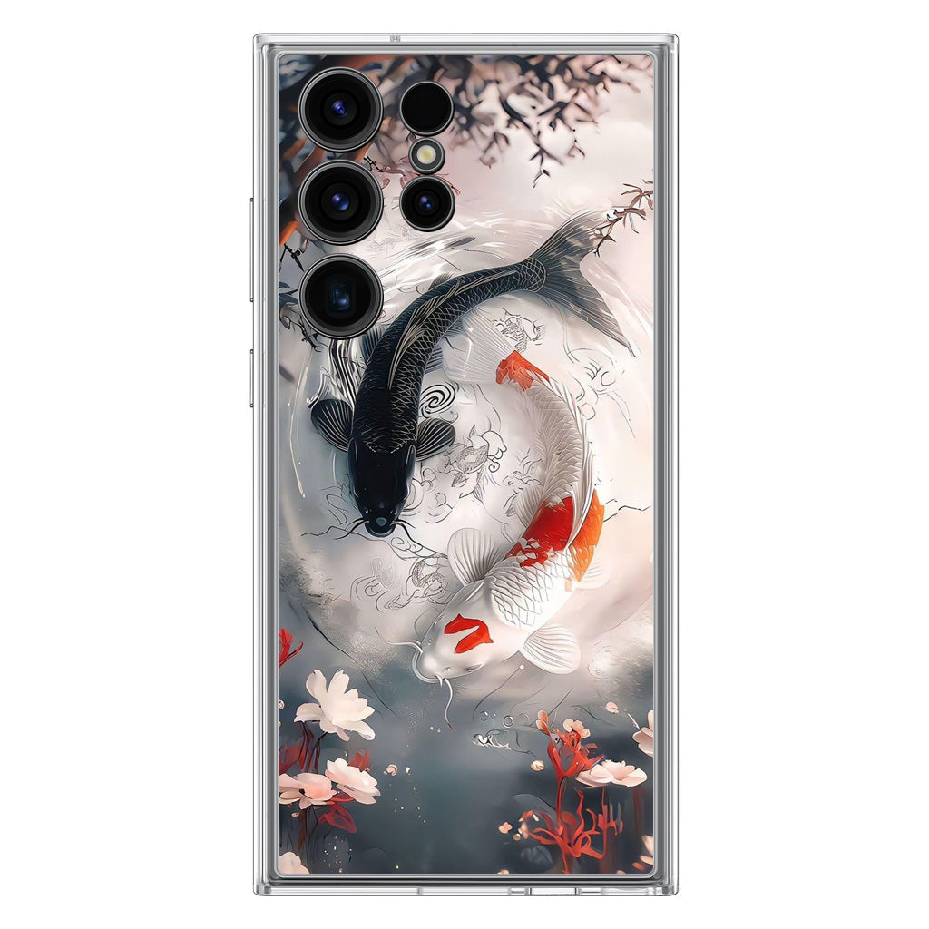 Eternal Balance of The Koi Spirits Samsung Galaxy S23 Ultra Case