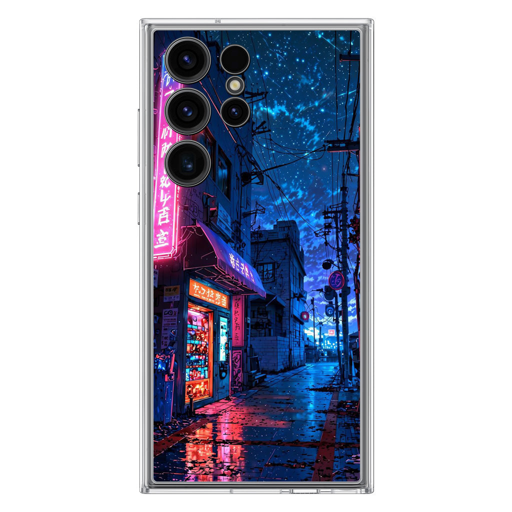 Japan Neon Reverie Samsung Galaxy S23 Ultra Case