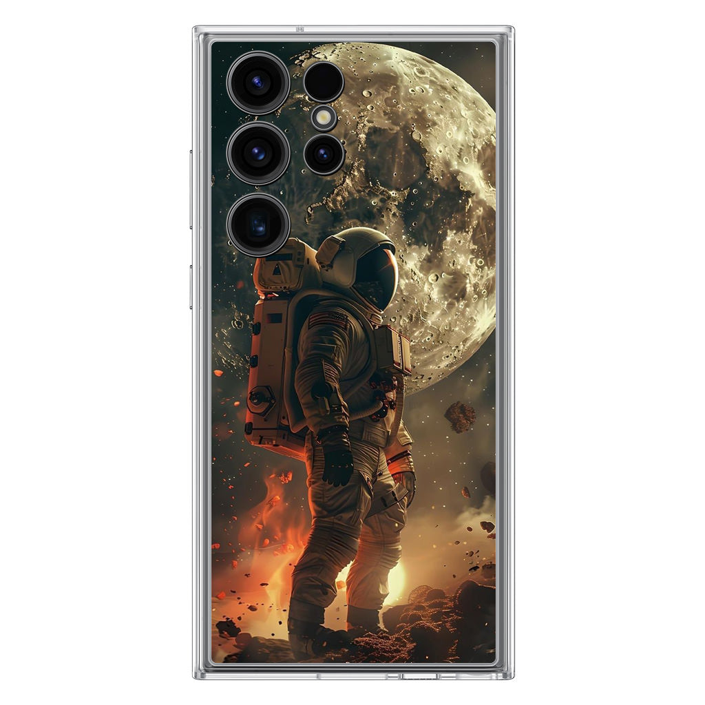 Lunar Sentinel Guardian of the Void Samsung Galaxy S23 Ultra Case