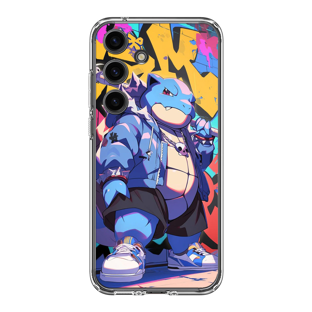Blastoise Breaks The Block Samsung Galaxy S24 FE Case