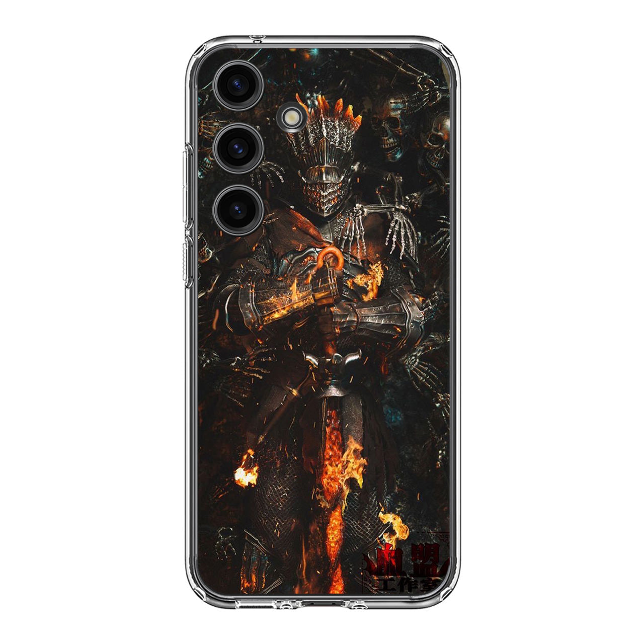 Ember King Warden Cursed Flame Samsung Galaxy S24 FE Case