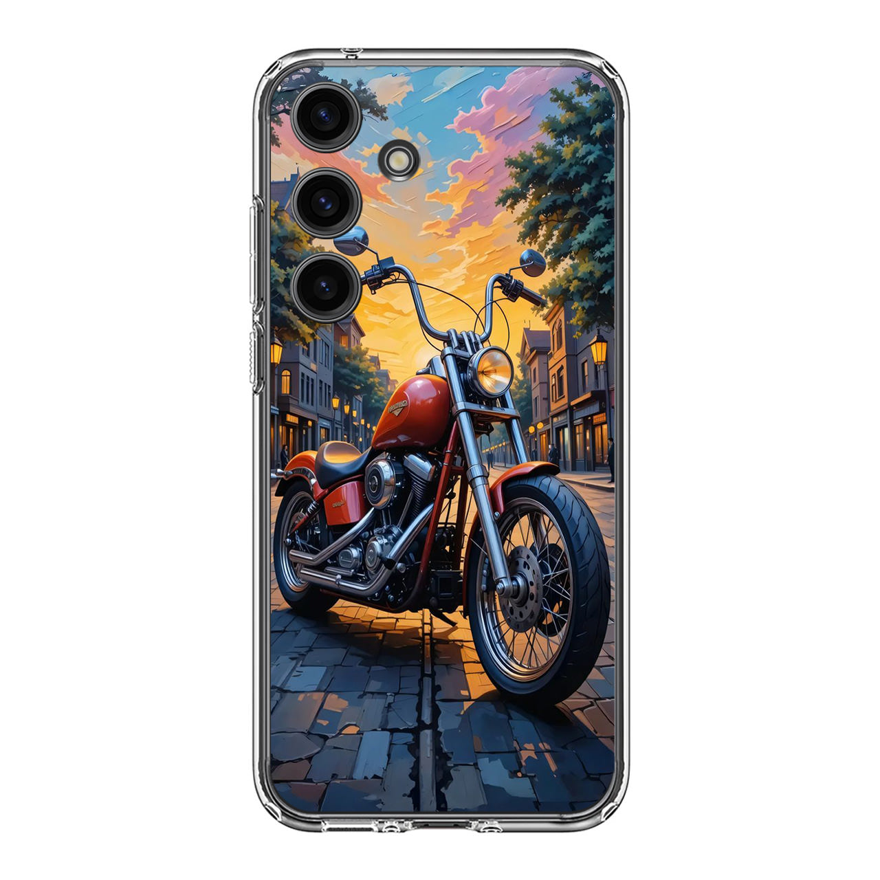 Sunset Thunder Ride Into the Glow Samsung Galaxy S24 FE Case