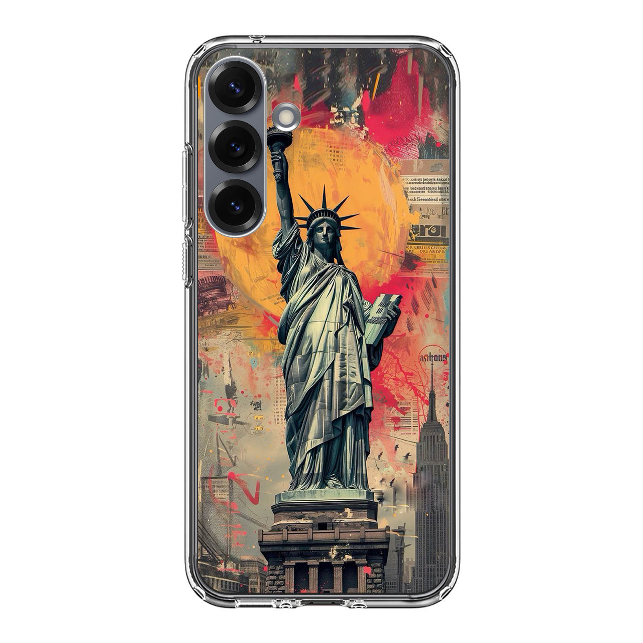 Canvas Art Statue of Liberty Samsung Galaxy S25 / S25 Plus Case