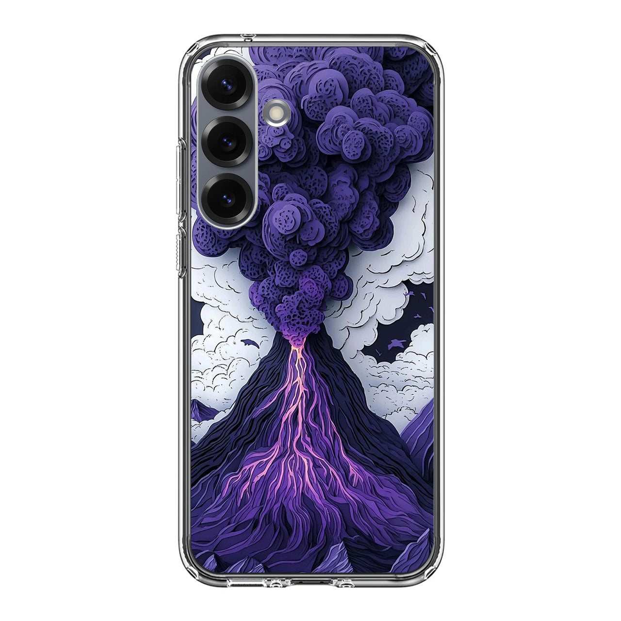 Violet Fury The Awakening Volcano Samsung Galaxy S25 / S25 Plus Case