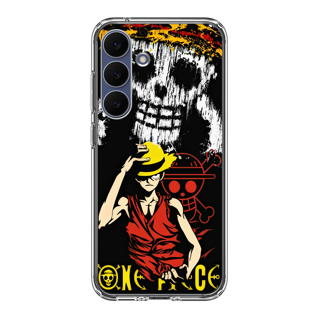 Monkey D Luffy Paint Art Samsung Galaxy S25 FE Case