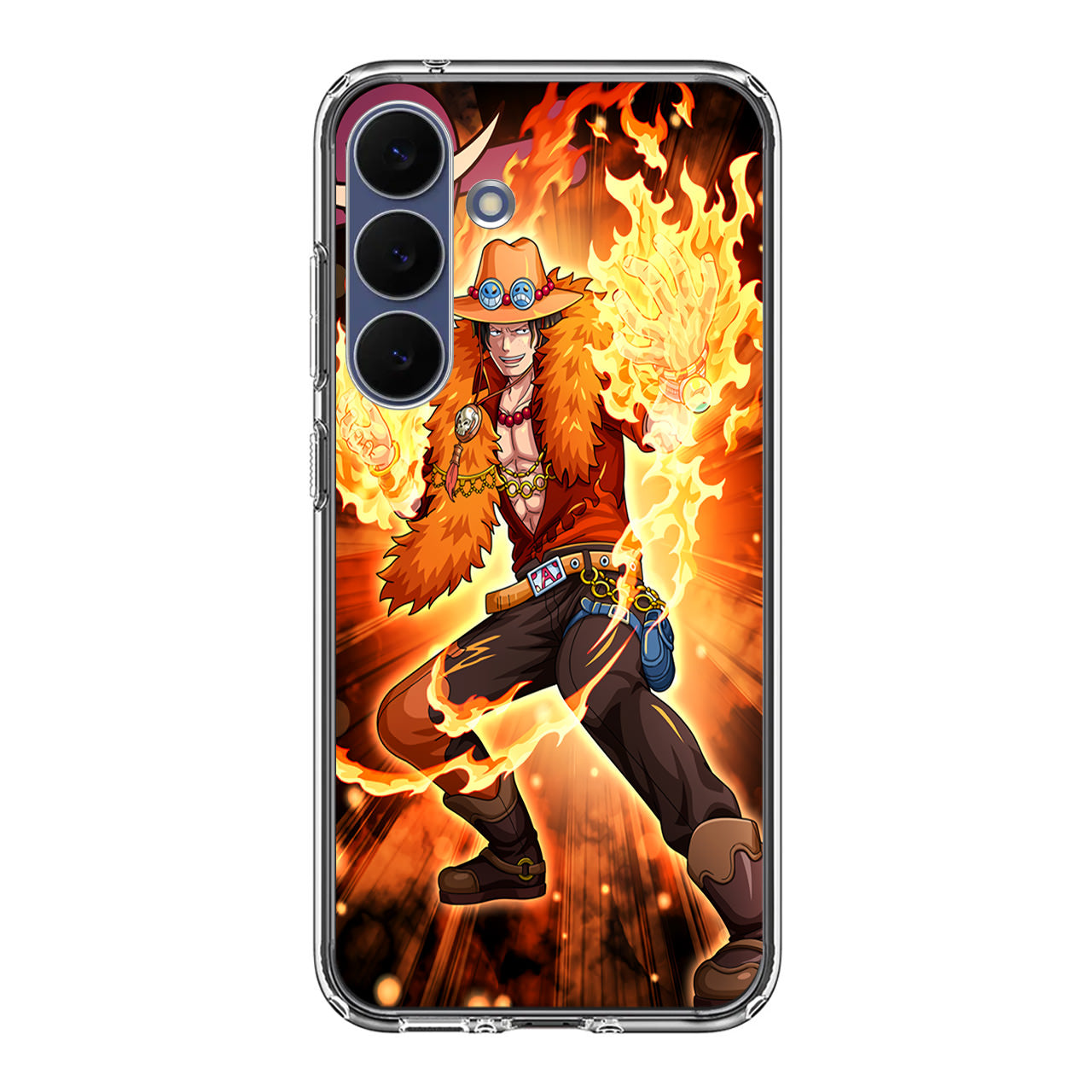 Portgas D Ace Fire Power Samsung Galaxy S25 FE Case
