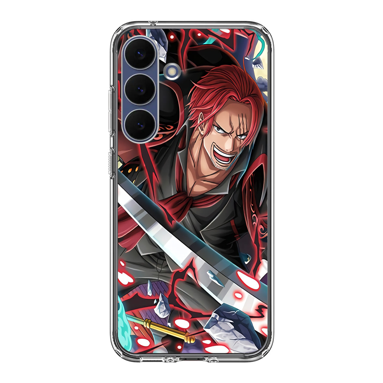 Red Hair Shanks Samsung Galaxy S25 FE Case