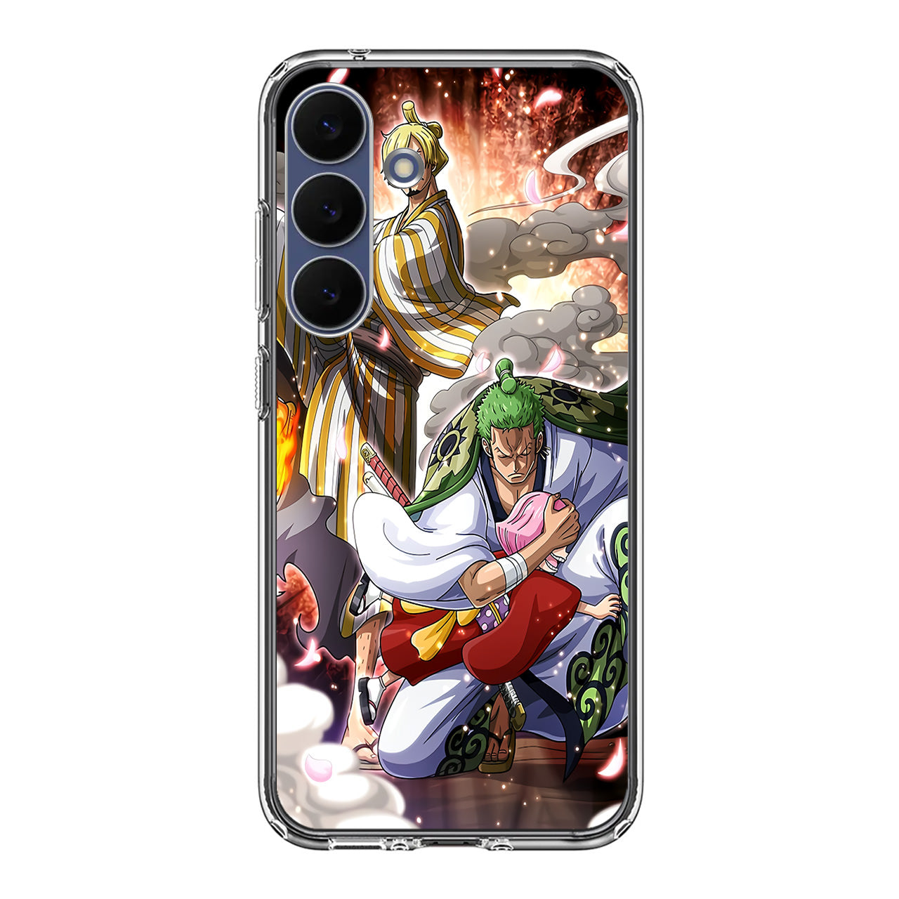 Sanji And Zoro Saving Otoko Samsung Galaxy S25 FE Case