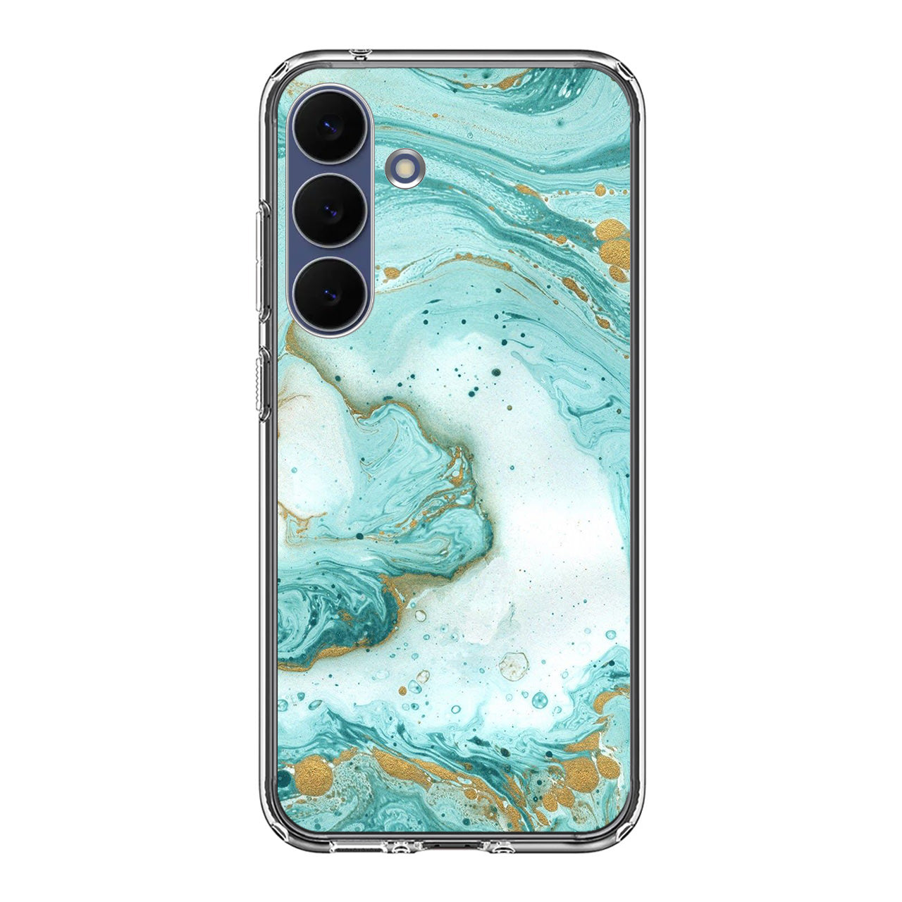 Azure Water Glitter Samsung Galaxy S25 FE Case