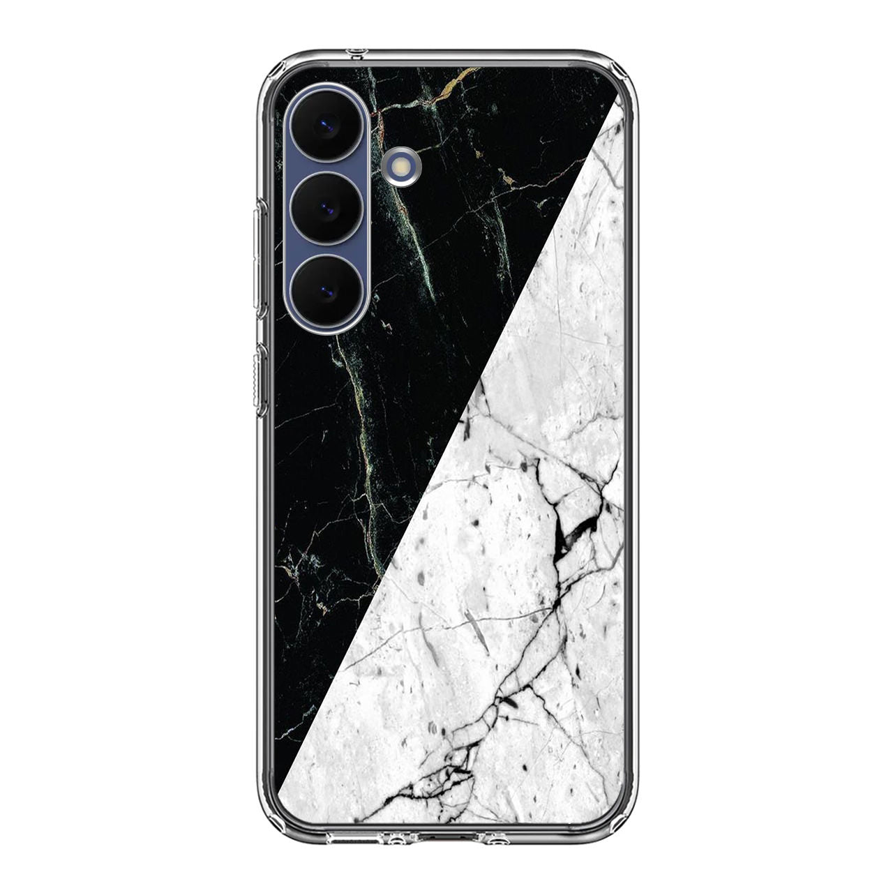 B&W Marble Samsung Galaxy S25 FE Case