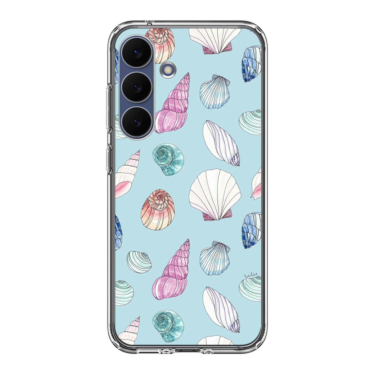 Beach Shells Pattern Samsung Galaxy S25 FE Case