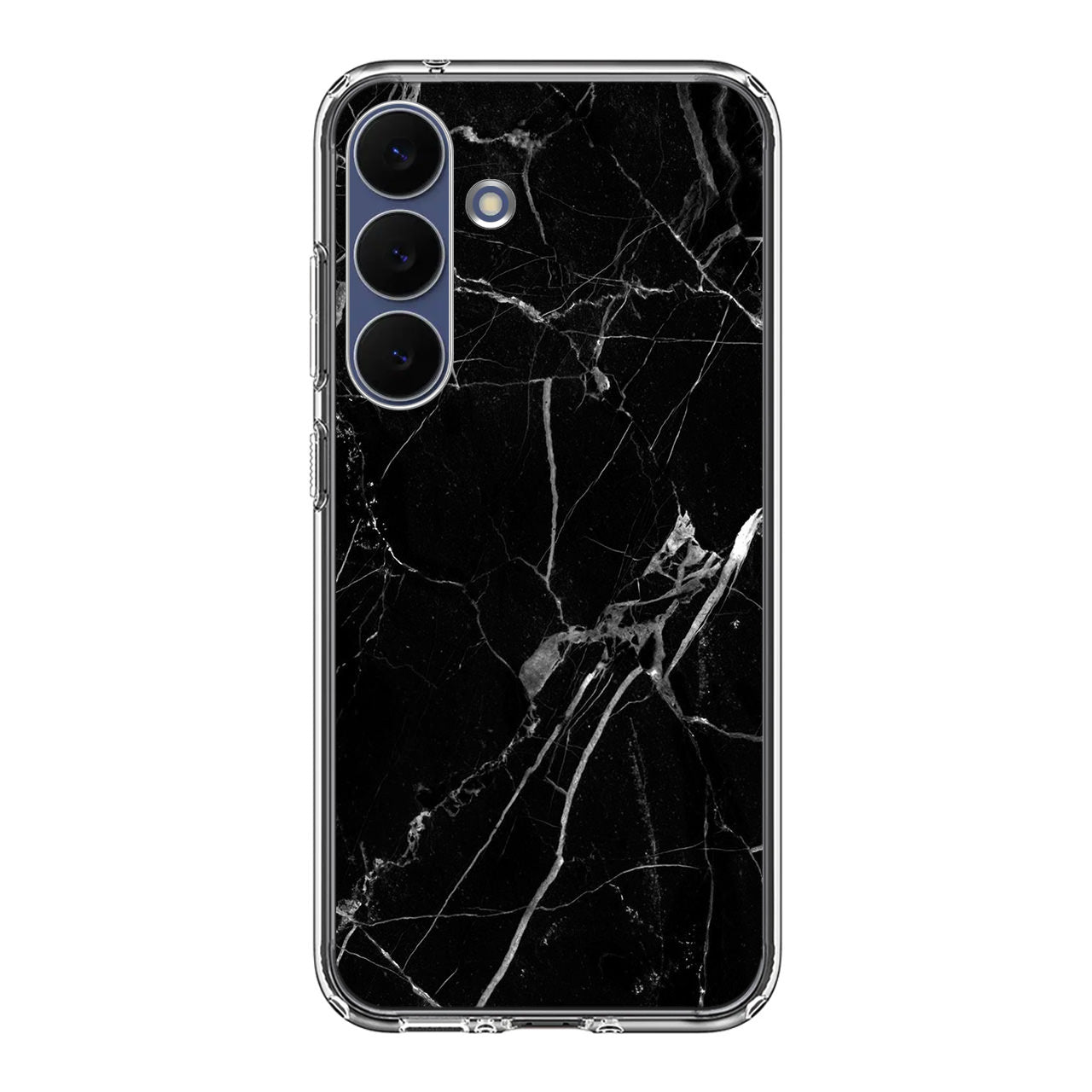 Black Marble Samsung Galaxy S25 FE Case