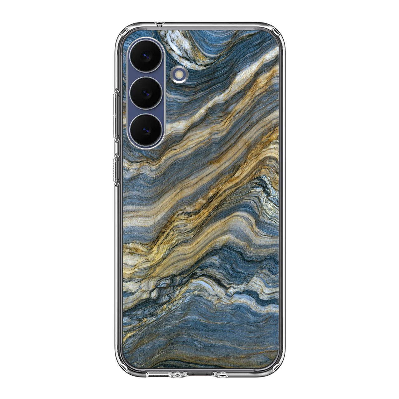 Blue Wave Marble Samsung Galaxy S25 FE Case