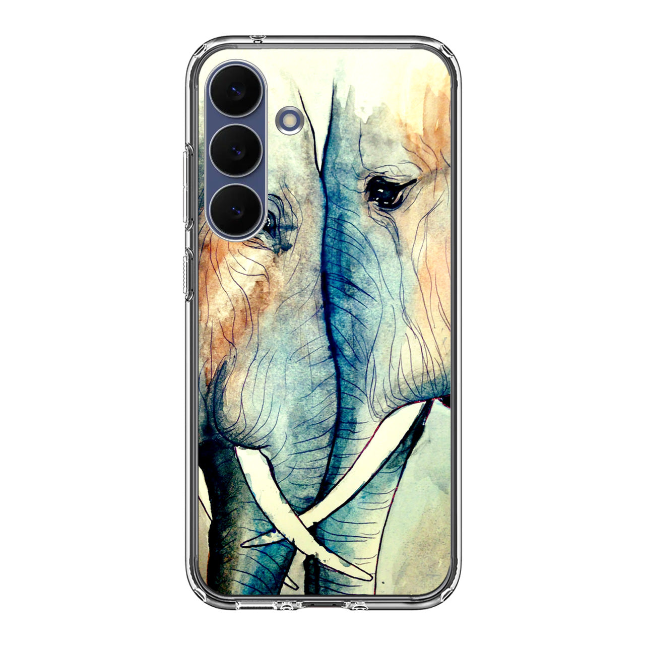 Elephants Sadness Samsung Galaxy S25 FE Case