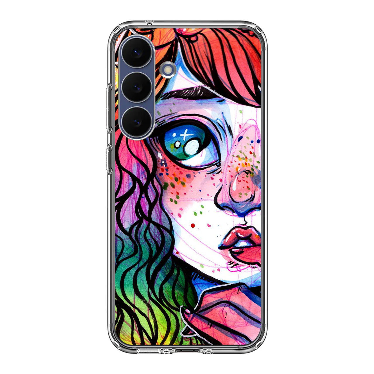 Eyes And Braids Samsung Galaxy S25 FE Case