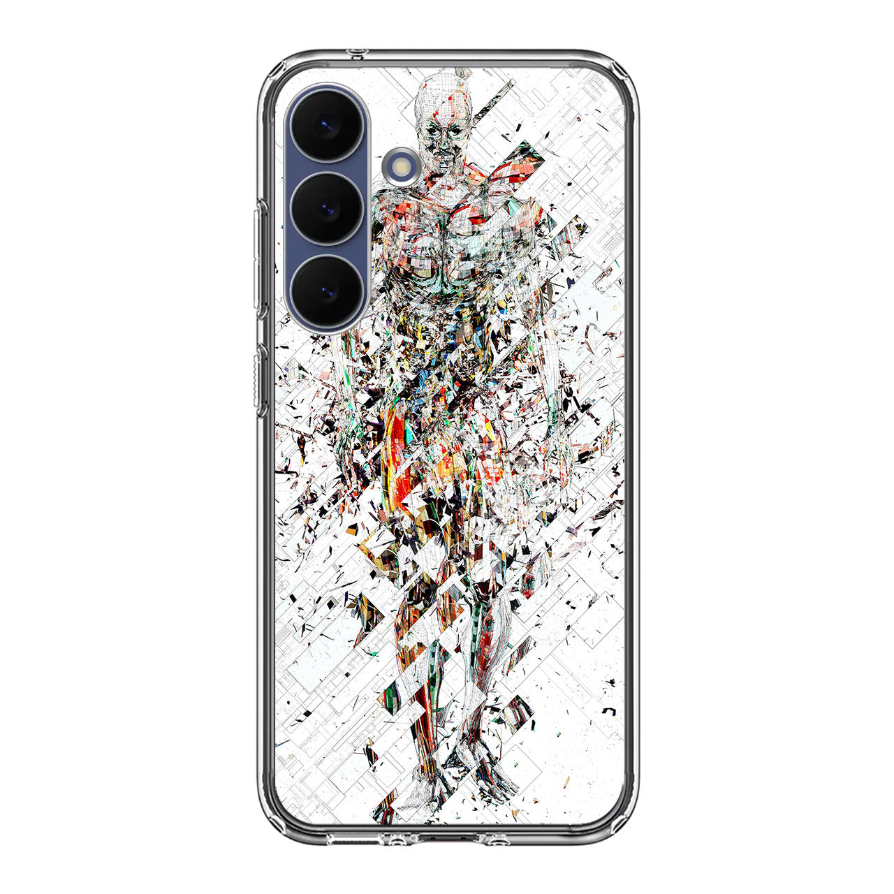 Fragmantacia Art Human Abstract Samsung Galaxy S25 FE Case