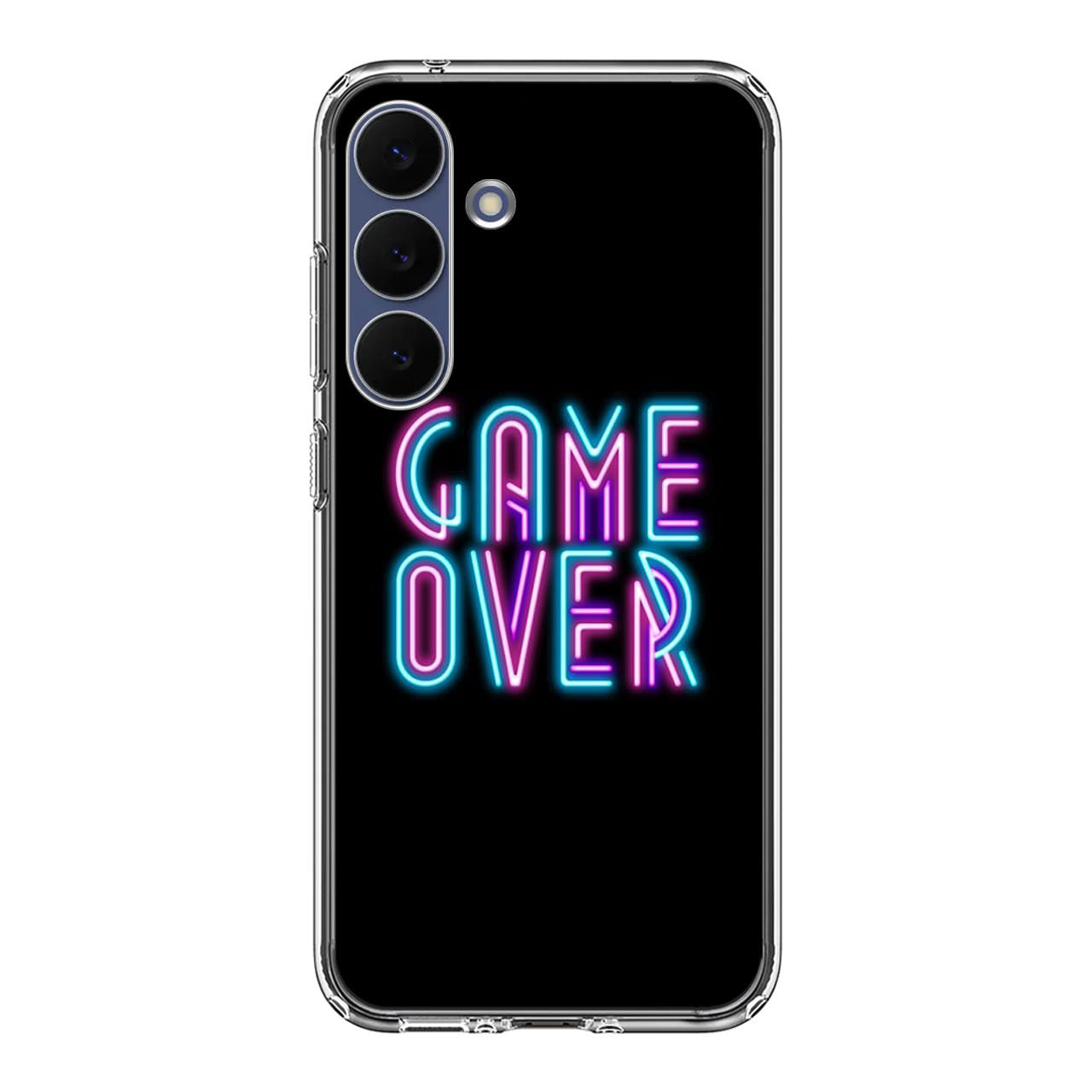 Game Over Neon Samsung Galaxy S25 FE Case