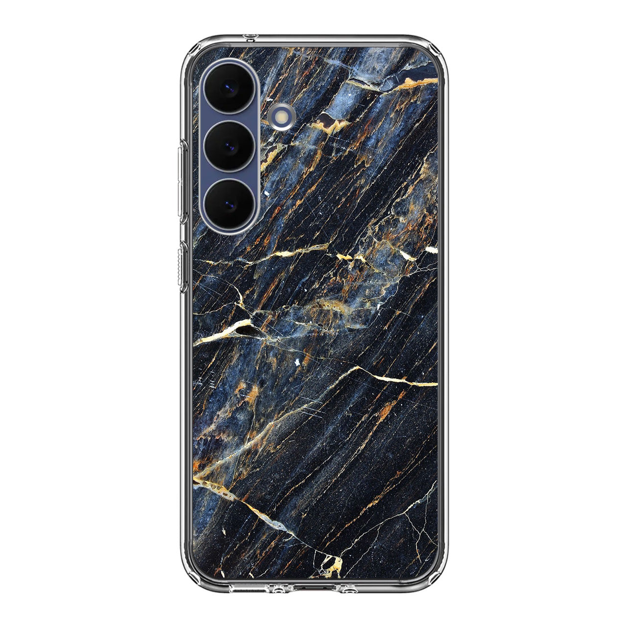 Golden Black Marble Samsung Galaxy S25 FE Case
