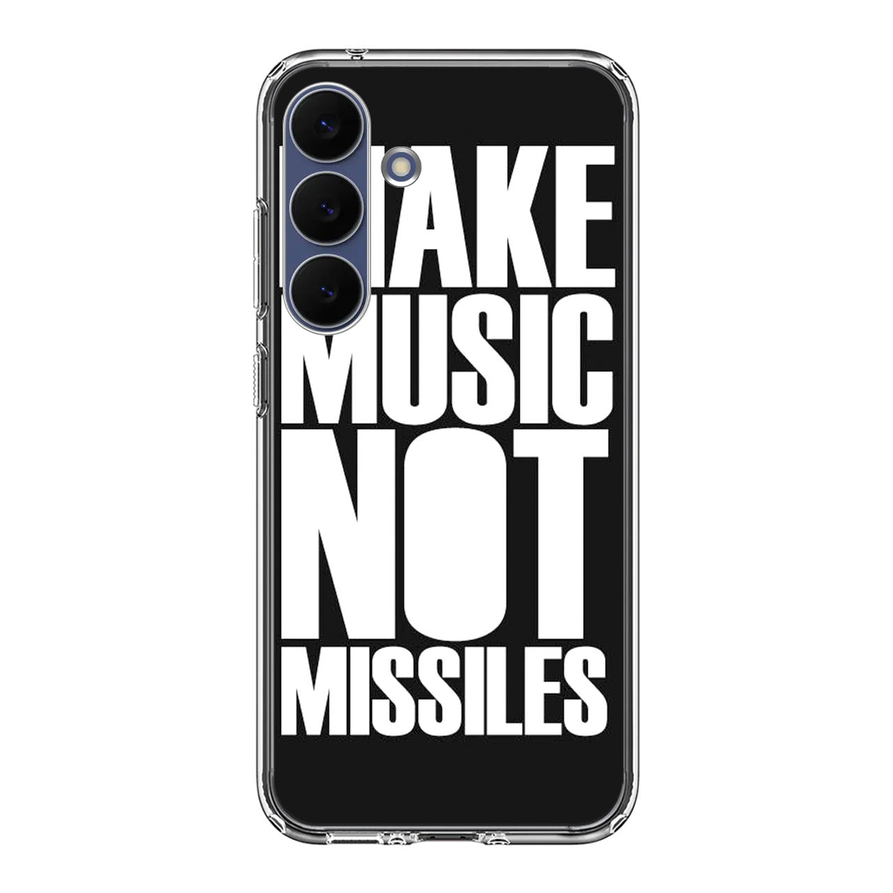 Make Music Not Missiles Samsung Galaxy S25 FE Case