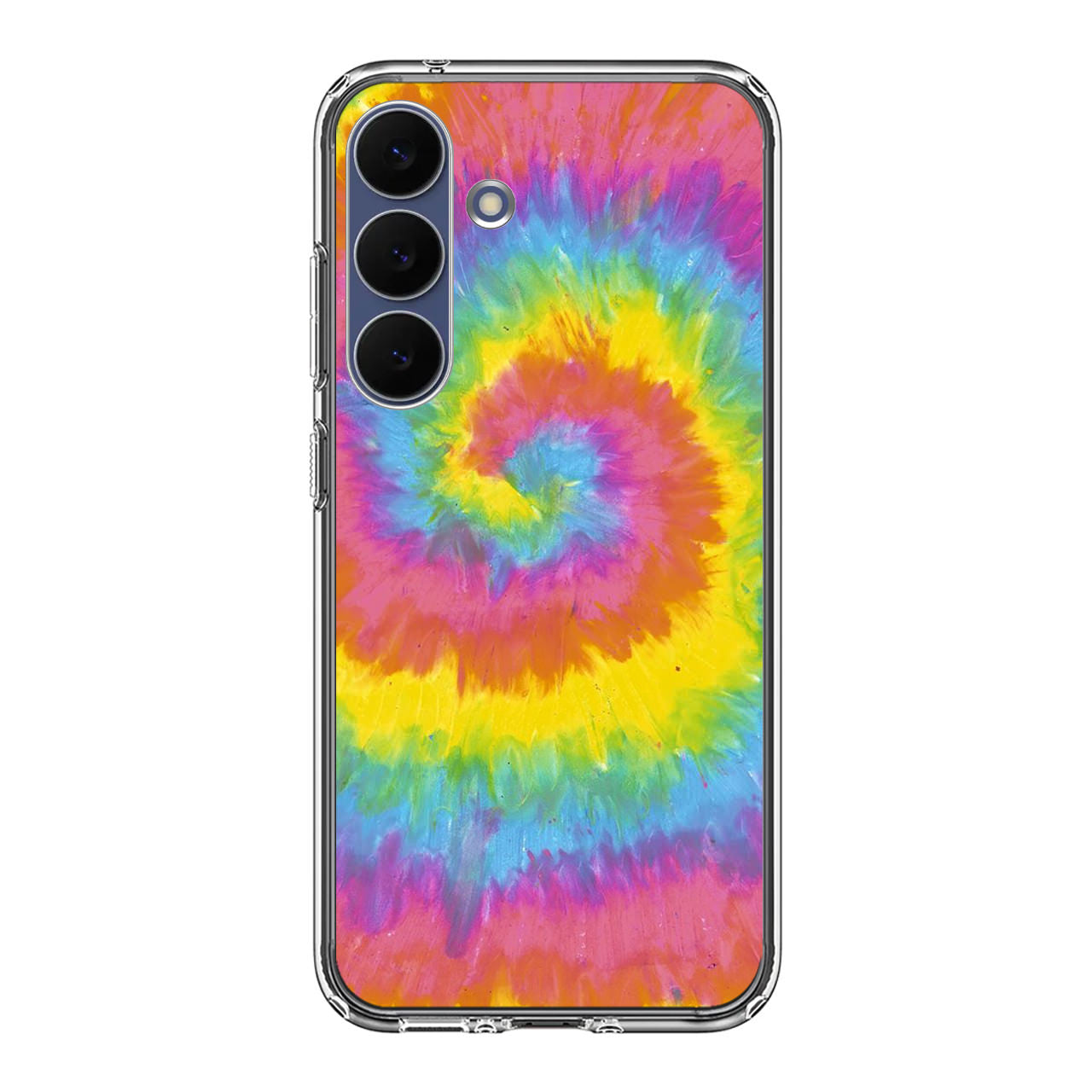 Pastel Rainbow Tie Dye Samsung Galaxy S25 FE Case