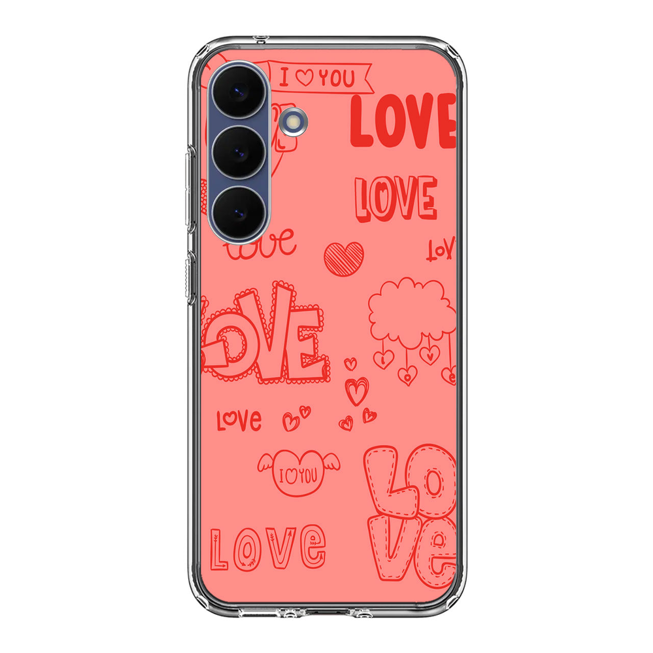 Pink Lover Samsung Galaxy S25 FE Case