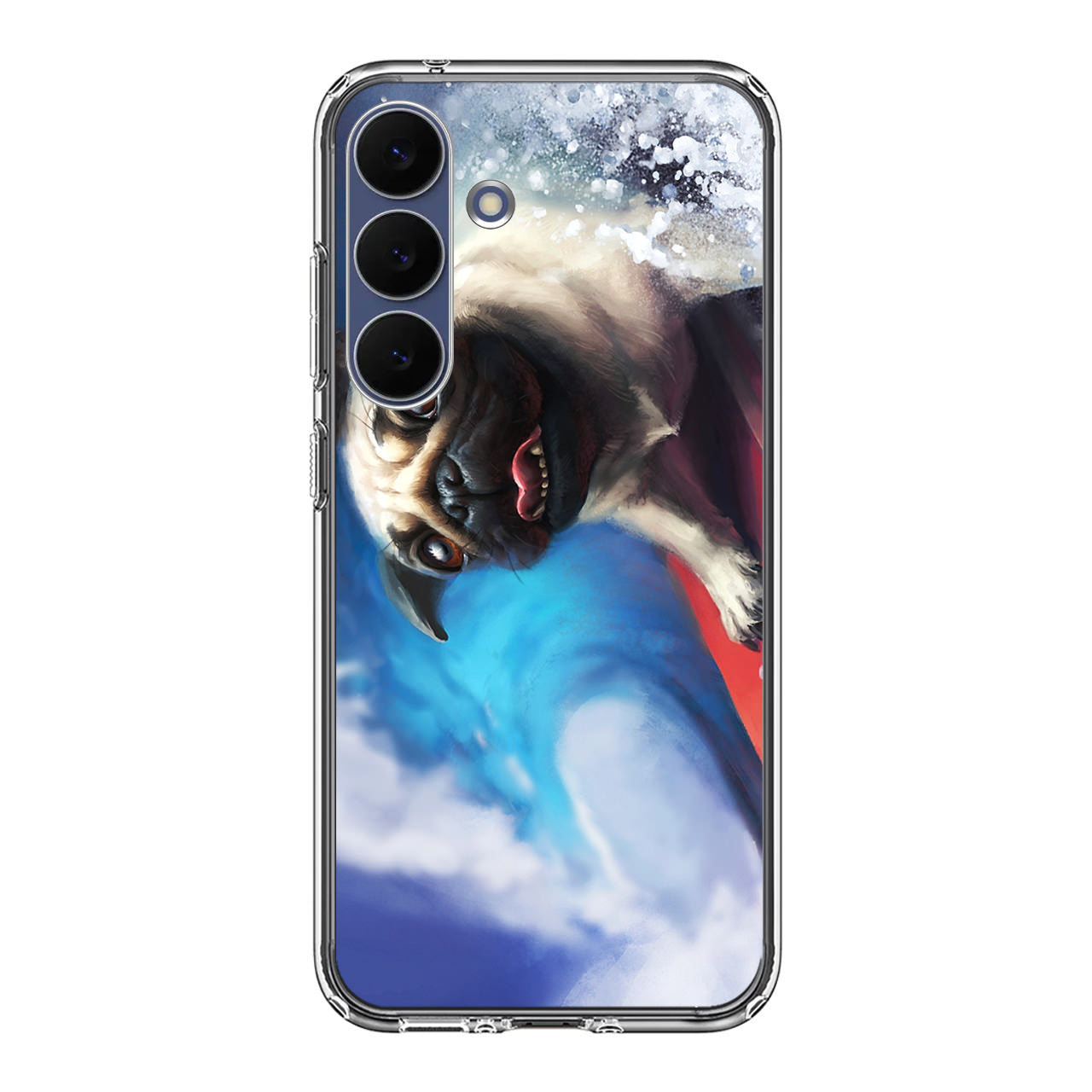 Pug Surfers Samsung Galaxy S25 FE Case