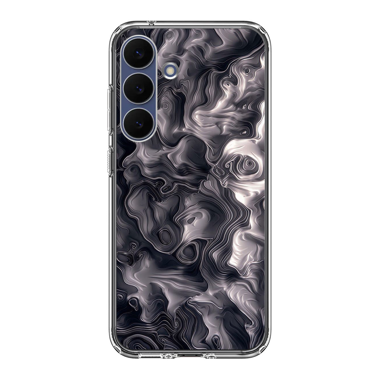 Quicksilver Abstract Art Samsung Galaxy S25 FE Case