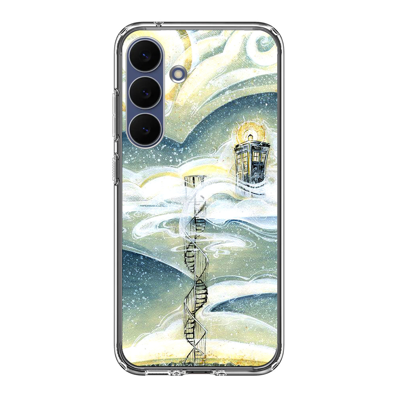 Tardis Cloud Samsung Galaxy S25 FE Case