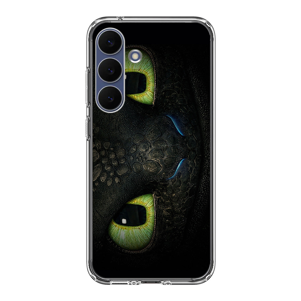 Toothless Dragon Eyes Close Up Samsung Galaxy S25 FE Case